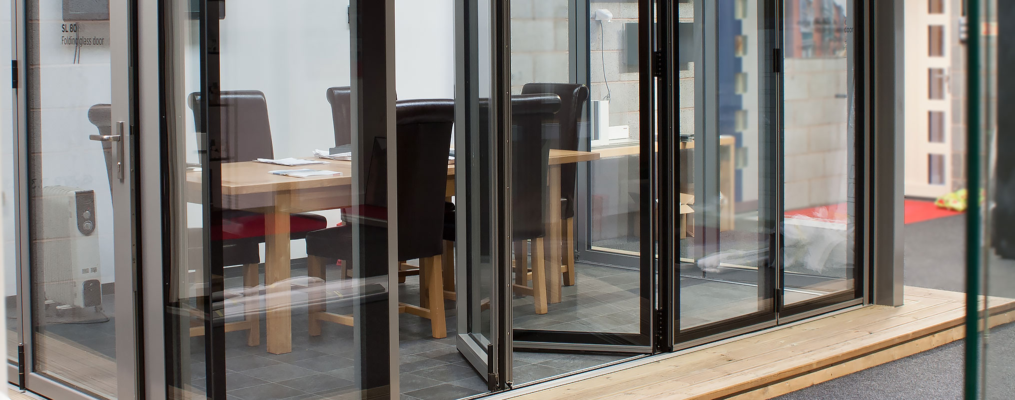 Showroom - bifold doors