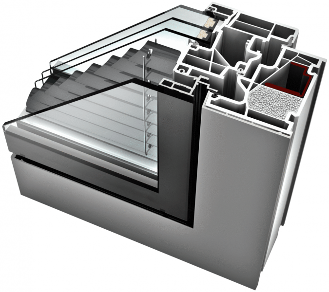 Internorm KV 440 Aluminium/UpvcWindow profile
