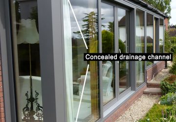 Concealed intergrated drainage downpipe