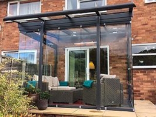 Solarlux Glass Room with SL25 sliding glass panels