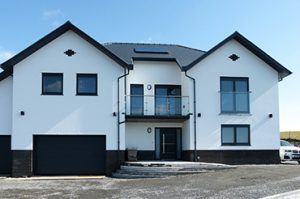 New Custom-Built house on the Welsh coast with Internorm Windows and Solarlux canopies