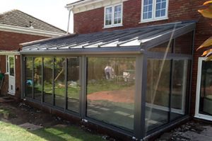 Kitchen extension using a Solarlux Wintergarden with insulated glazing