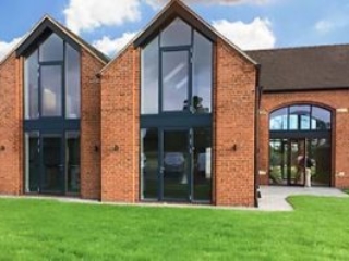 Grange Barn Conversion &amp; Extension with Kastrup Windows in Staffordshire
