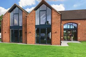 Grange Barn Conversion & Extension with Kastrup Windows in Staffordshire