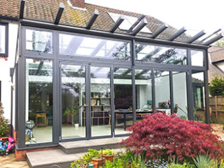 Solarlux Reverse Pitch &#039;Wintergarden&#039; Glass Extension