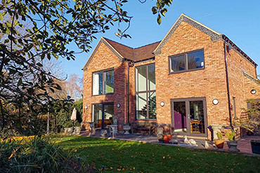 Internorm windows and doors in self-build home in Shropshire