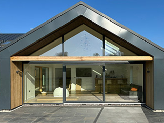 Kastrup fixed windows and sliding door by Spectrum