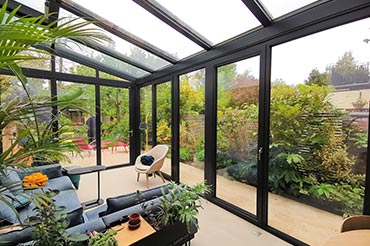 Solarlux 'WinterGarden' Glass Extension on a terraced house