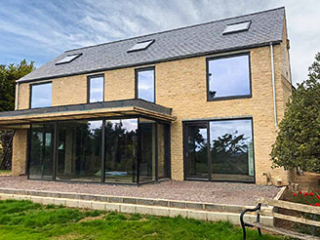 An architect&#039;s self-build SIPs home with Internorm windows &amp; doors