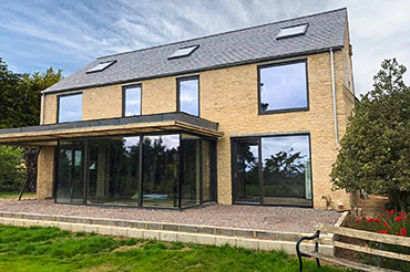 An architect's self-build SIPs home with Internorm windows & doors