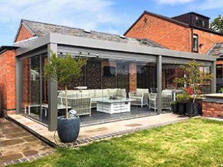 Solarlux Acubis glass room / glass extension.