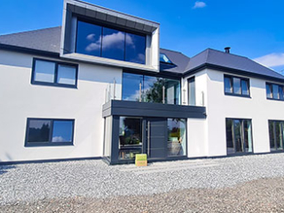 Modernised home in Shropshire with Internorm and tall Cero sliding doors