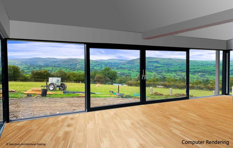Internorm Lift-and-Slide Doors in Wales