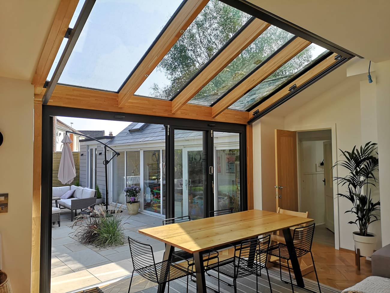 Solarlux Glass Roof - interior