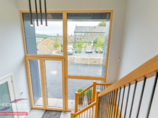 Internorm HF310 timber-aluminium fixed windows and entrance door - interior Internorm HF310 timber-aluminium fixed windows and entrance door - interior