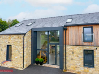 Internorm HF310 timber-aluminium windows and entrance door - exterior - grey aluminium Internorm HF310 timber-aluminium windows and entrance door - exterior - grey aluminium