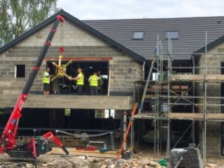 IMG_0137 Fitting a large windows with our crane