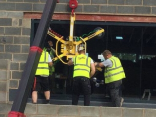 IMG_0141 Fitting a large windows with our crane