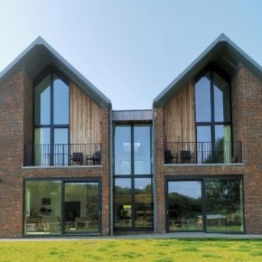 Internorm HF310 timber/alu windows in custom built home