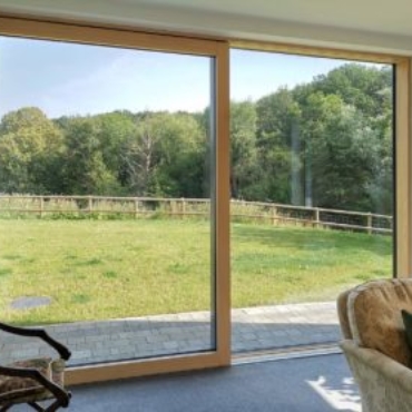 Intrenorm HS330 sliding door timber/alu