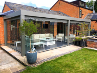 Solarlux Acubis aluminium/glass extension - modern conservatory