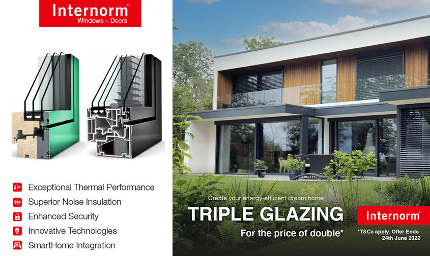 internorm offer triple-glazing - spring 2022