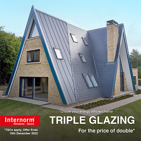 Internorm Autumn Offer 2022 - Triple glazing for the price of double