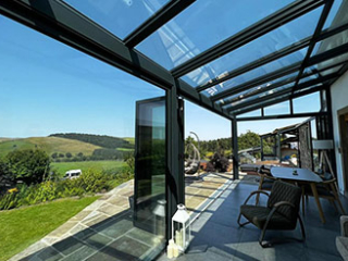 Solarlux Wintergarden glass extension in West Pennines