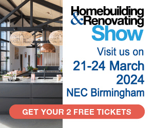 See us at the Homebuilding & renovating Show March 2024