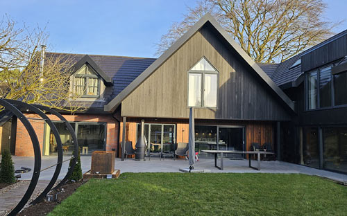 Internorm Windows on an Extension