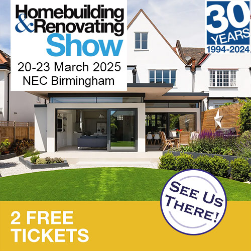 Homebuilding & Renovating Show 2025, 20-23 March, NEC