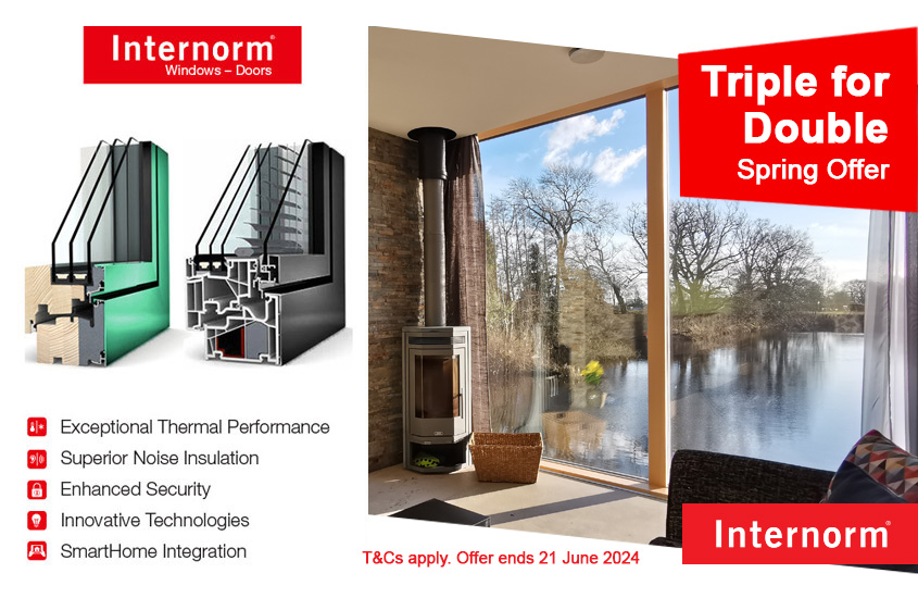 Internorm Spring Offer — triple for the price of double glazing