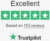 Rated Excellent, 5 stars on Trustpilot based on 103 reviews