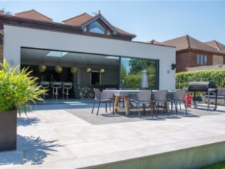 Triple-Glazed Cero Slim-Profile Sliding Doors Extra-large, 7.5m x 2.6m