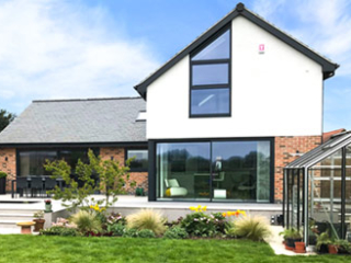 Attractive Self-Build Home with Cero Sliding Doors and Internorm windows