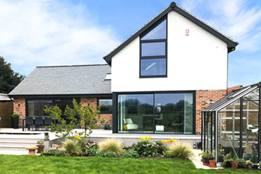 Attractive Self-Build Home with Cero Sliding Doors and Internorm windows