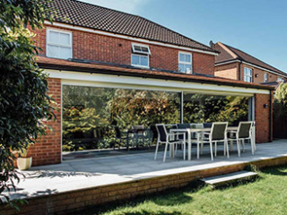 7-metre Solarlux Cero slim-profile sliding doors.