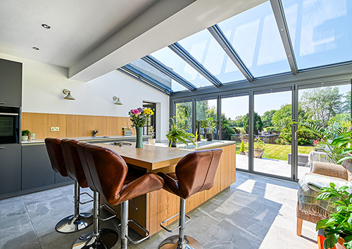Glass Extension in Shropshire - Newport