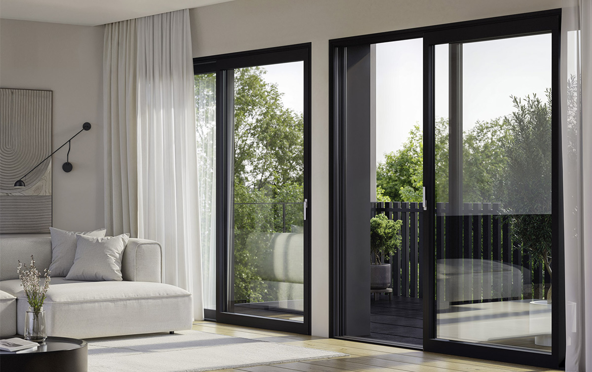 An Ecoline S Sliding Door in an Home in Germany