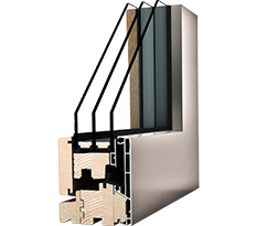 Internorm Home Pure HF520 Concealed Sash window profile