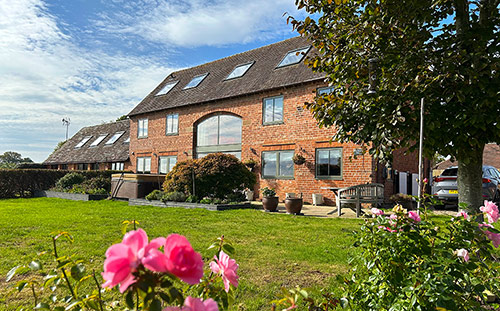 A photo of a home in Shropshire with Kastrup windows from Spectrum, a local dealer near me. Internorm. Solarlux.