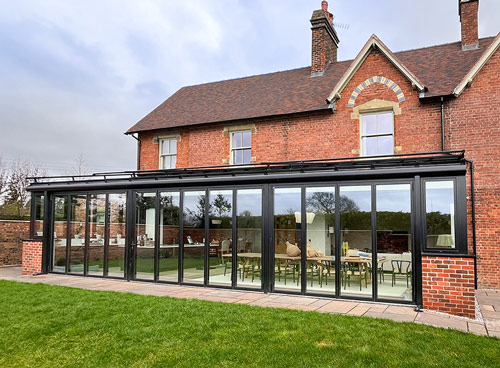 Stunning 30-Metre Long Insulated Glass Extension to Open-Plan Living Area