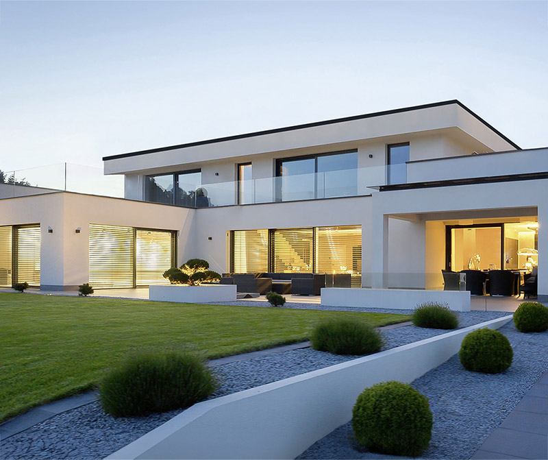 A modern home with Internorm Windows and Doors