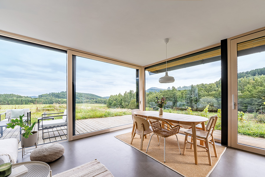Glass extension in Shropshire