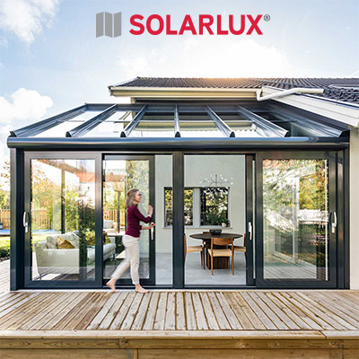A Solarlux Contemporary Glass Extension