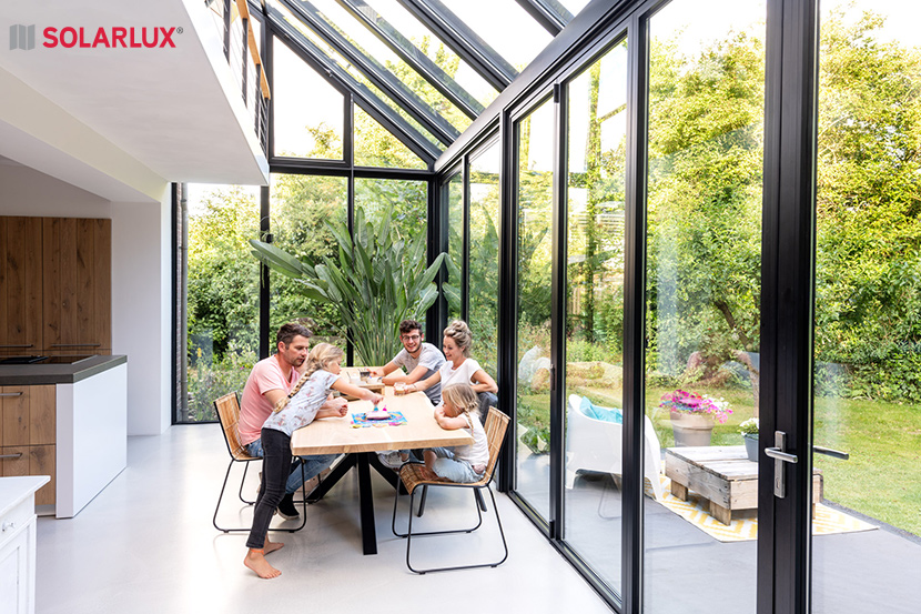 Family time with a Solarlux Glass Extension