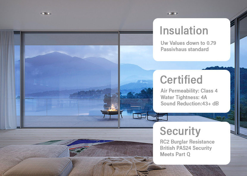 Cero slidingdoors: performance and specification